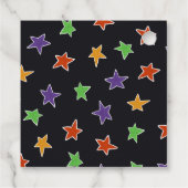 Spooktacular Geister & Fledermäuse glückliches Hal Geschenkanhänger (Rückseite)