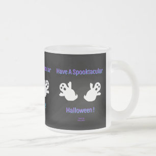 Spooktacular Geister Kleine Mattierte Tasse aus Gl