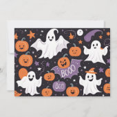 Spooktacular Ghoful Kids Halloween-Party Einladung (Rückseite)