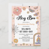 Spooktacular Ghost Halloween Mädchen Geburtstag Einladung (Vorderseite)