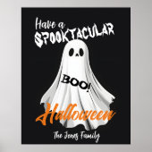 Spooktacular Ghosted Gruß Poster (Vorne)