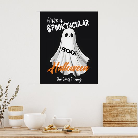 Spooktacular Ghosted Gruß Poster (Küche)