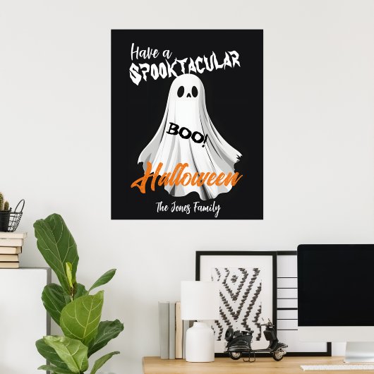 Spooktacular Ghosted Gruß Poster (Heimbüro)