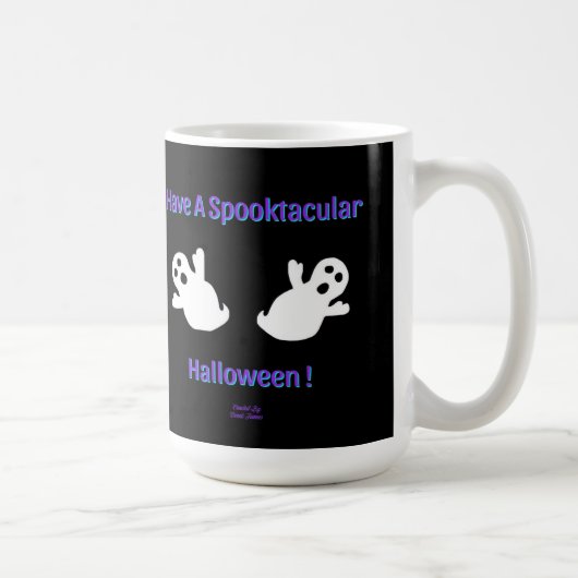 Spooktacular Ghosts Kaffeemaschine Tasse (Rechts)