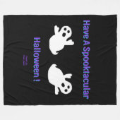 Spooktacular Ghosts Large Fleece Blanket (Vorderseite (Horizontal))
