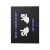 Spooktacular Ghosts Notepad (27,9 cm x 21,6 cm) Notizblock (Rotiert)