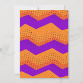 Spooktacular Ghosts Orange Birthday Einladung (Rückseite)