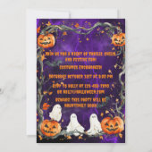 Spooktacular Halloween Bash Einladung (Rückseite)