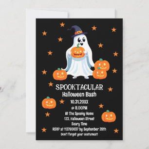 Spooktacular Halloween Bash Kids Einladung