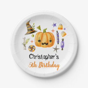 Spooktacular Halloween Bash Kindergeburtstag Party Pappteller