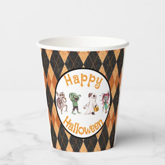 Spooktacular Halloween Bash Pappbecher (Rückseite)