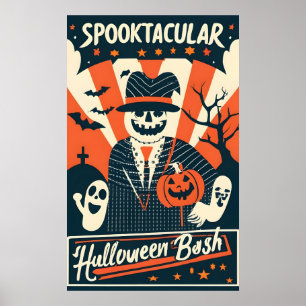 Spooktacular Halloween Bash Poster