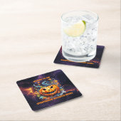 Spooktacular Halloween Bash Rechteckiger Pappuntersetzer (Vor Ort)