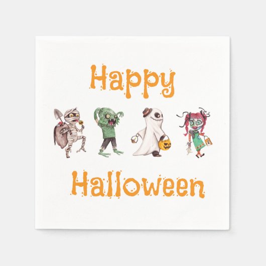 Spooktacular Halloween Bash Serviette (Vorderseite)