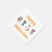 Spooktacular Halloween Bash Serviette (Ecke)
