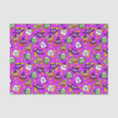 Spooktacular Halloween Characters Tissue Paper Seidenpapier (Vorderseite)