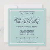 Spooktacular Halloween Costume Party | Einladung (Rückseite)