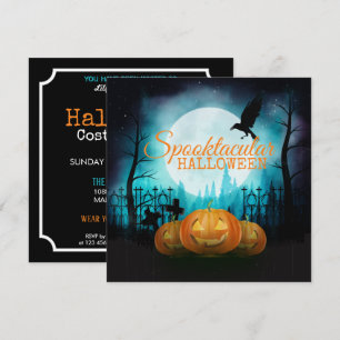 Spooktacular Halloween Costume Party Einladung