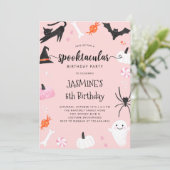 Spooktacular Halloween Einladung (Stehend Vorderseite)