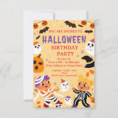 Spooktacular Halloween Einladung (Vorderseite)