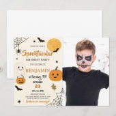 Spooktacular Halloween Einladung (Vorne/Hinten)
