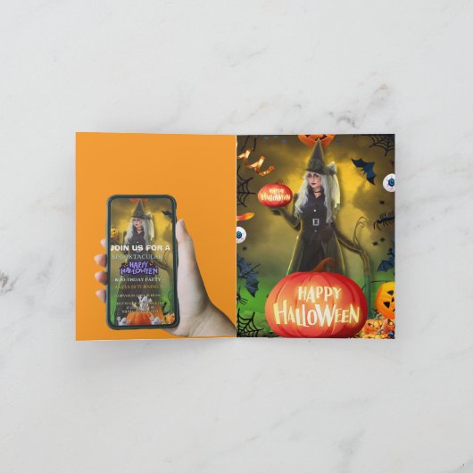 Spooktacular Halloween Einladung (Innenseite)