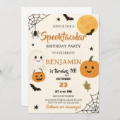 Spooktacular Halloween Einladung (Vorne/Hinten)