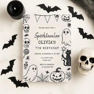 Spooktacular Halloween Einladung