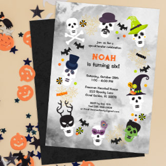 Spooktacular Halloween Einladung