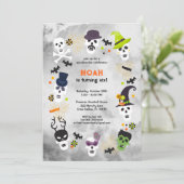 Spooktacular Halloween Einladung (Stehend Vorderseite)