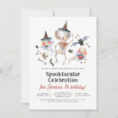 Spooktacular Halloween Geburtstagsparty Einladung (Vorderseite)
