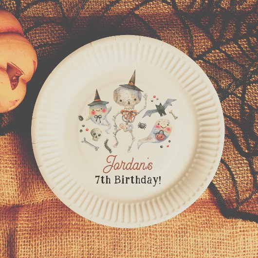 Spooktacular Halloween Geburtstagsparty Pappteller