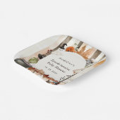 Spooktacular Halloween Ghost Pumpkin Baby Shower Pappteller (Gewinkelt)