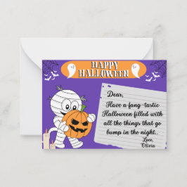 Spooktacular Halloween-Grußkarte Mitteilungskarte