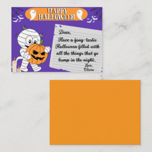 Spooktacular Halloween-Grußkarte Mitteilungskarte