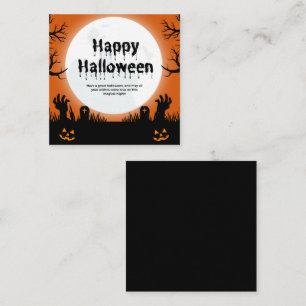Spooktacular Halloween-Grußkarte Mitteilungskarte