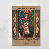 Spooktacular Halloween Happy Hour Einladung (Vorderseite)