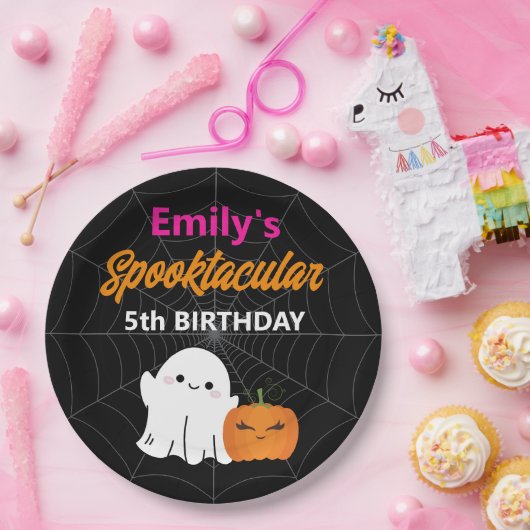 Spooktacular Halloween Kindergeburtstag Party Pappteller (Party)