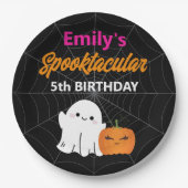Spooktacular Halloween Kindergeburtstag Party Pappteller (Vorderseite)