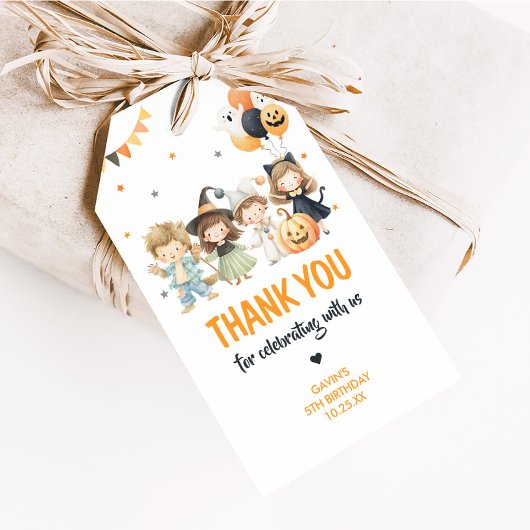 Spooktacular Halloween-Kostüm Geburtstags-Liebesma Geschenkanhänger