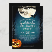 Spooktacular Halloween-Kostüm-Party Einladung (Vorne/Hinten)