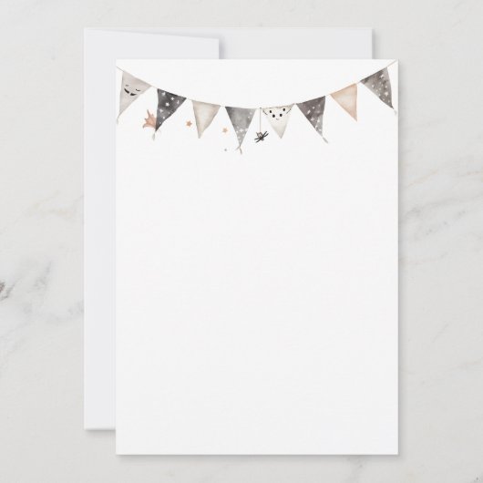 Spooktacular Halloween-KostümParty Einladung (Rückseite)