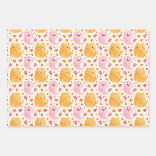 Spooktacular Halloween-Muster Geschenkpapier Set (Vorderseite 3)