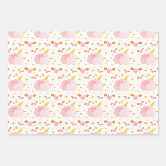 Spooktacular Halloween-Muster Geschenkpapier Set (Vorderseite)