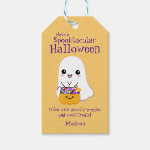 Spooktacular Halloween Niedlich Ghost Geschenkanhänger
