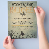 Spooktacular Halloween Night Flyer (Hand)