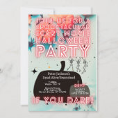 Spooktacular Halloween-Party Beängstigend Movie Ei Einladung (Vorderseite)