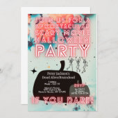 Spooktacular Halloween-Party Beängstigend Movie Ei Einladung (Vorne/Hinten)