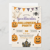 Spooktacular Halloween-Party Einladung (Vorne/Hinten)