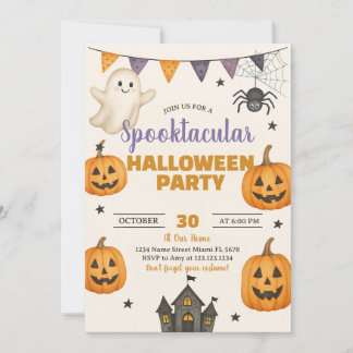 Spooktacular Halloween-Party Einladung